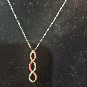 Sterling Silver Infinity Necklace